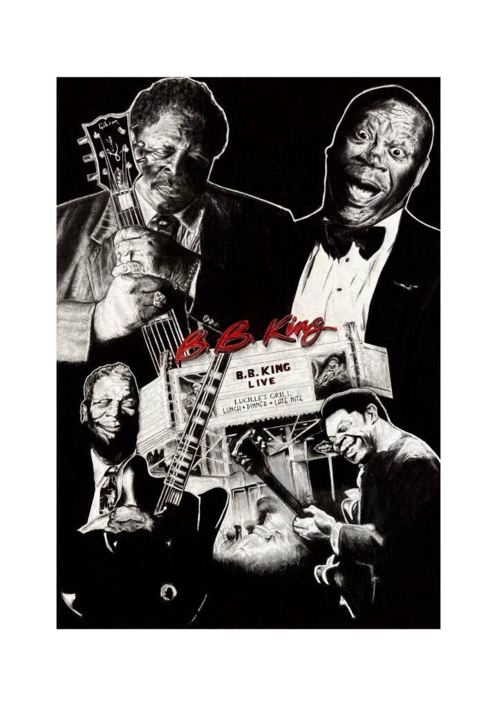 Legends B.B. King – Kevin Kramer Art & Design