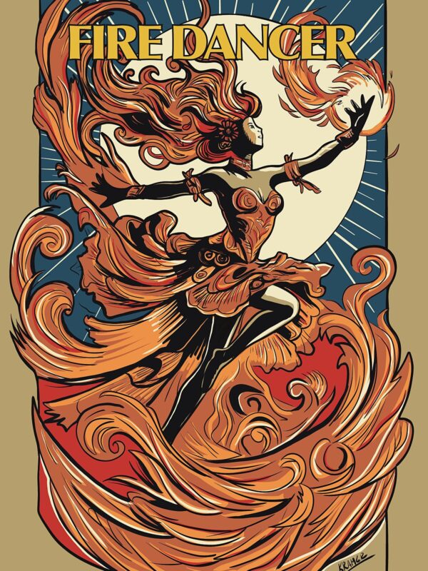 Fire Dancer – Female (Zozobra 2025 Series)